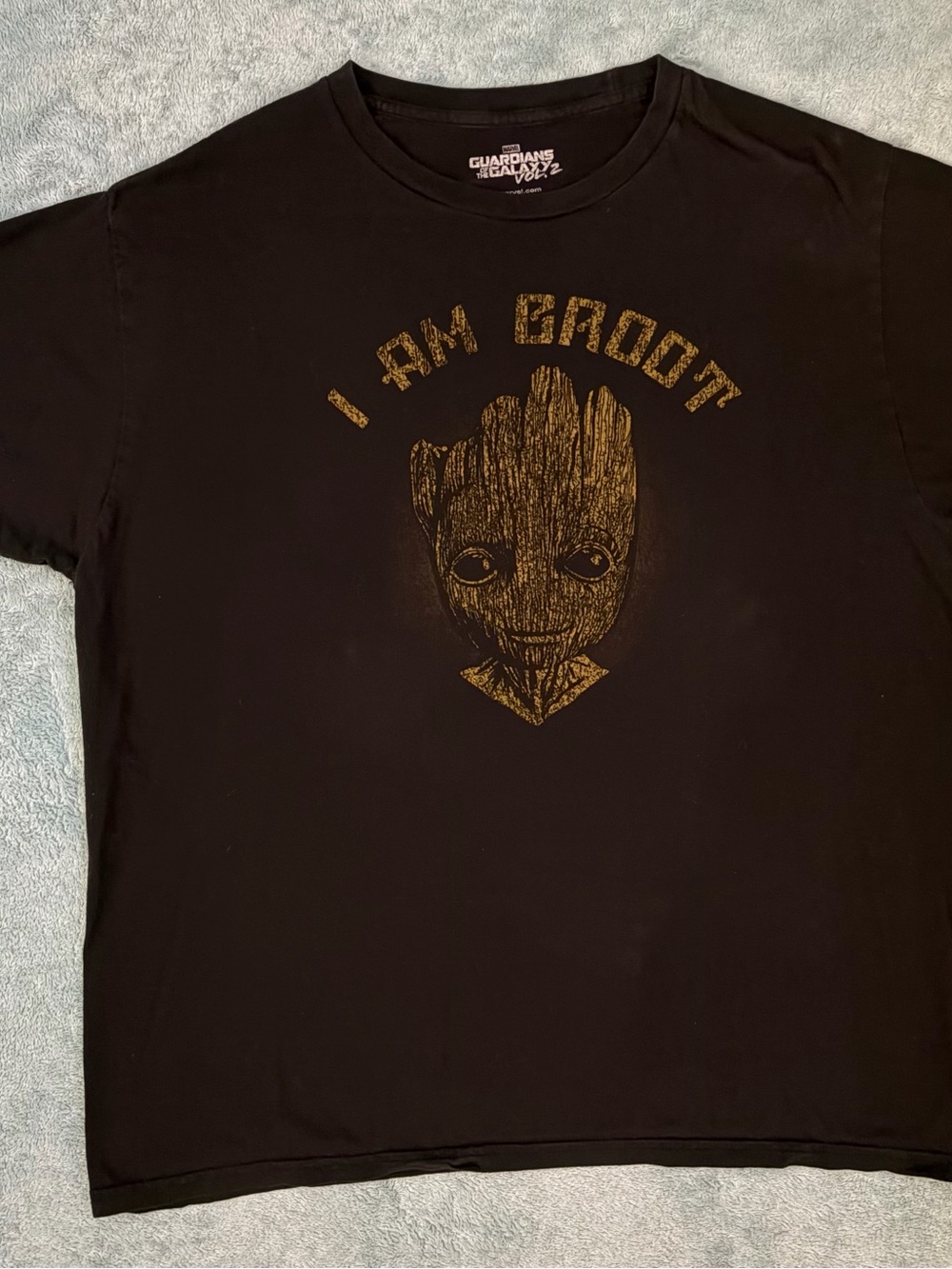 Marvel Guardians of the Galaxy ‘I AM GROOT' Graphic T-shirt Black XL